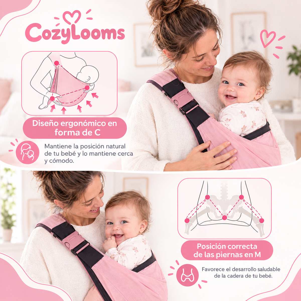 CozyLooms™ - Portabebés
